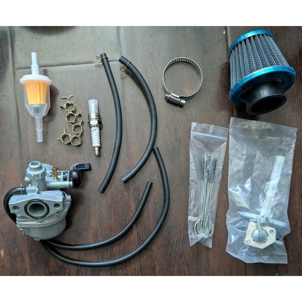 Carburetor 16100-GCF-672 with Spark Plug, Fuel Valve & Air Filter for Honda Mode